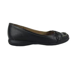 Natural Soul By Naturalizer Womens Kassandra Black Slip On Loafer Shoes Size 6 M